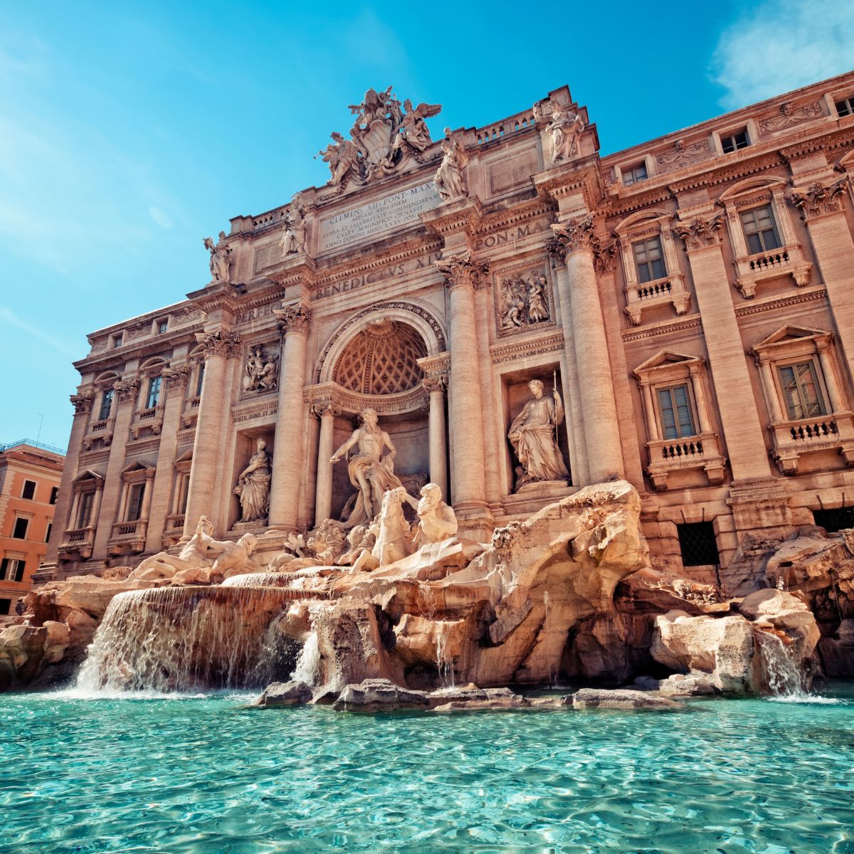 trevi fountain in rome