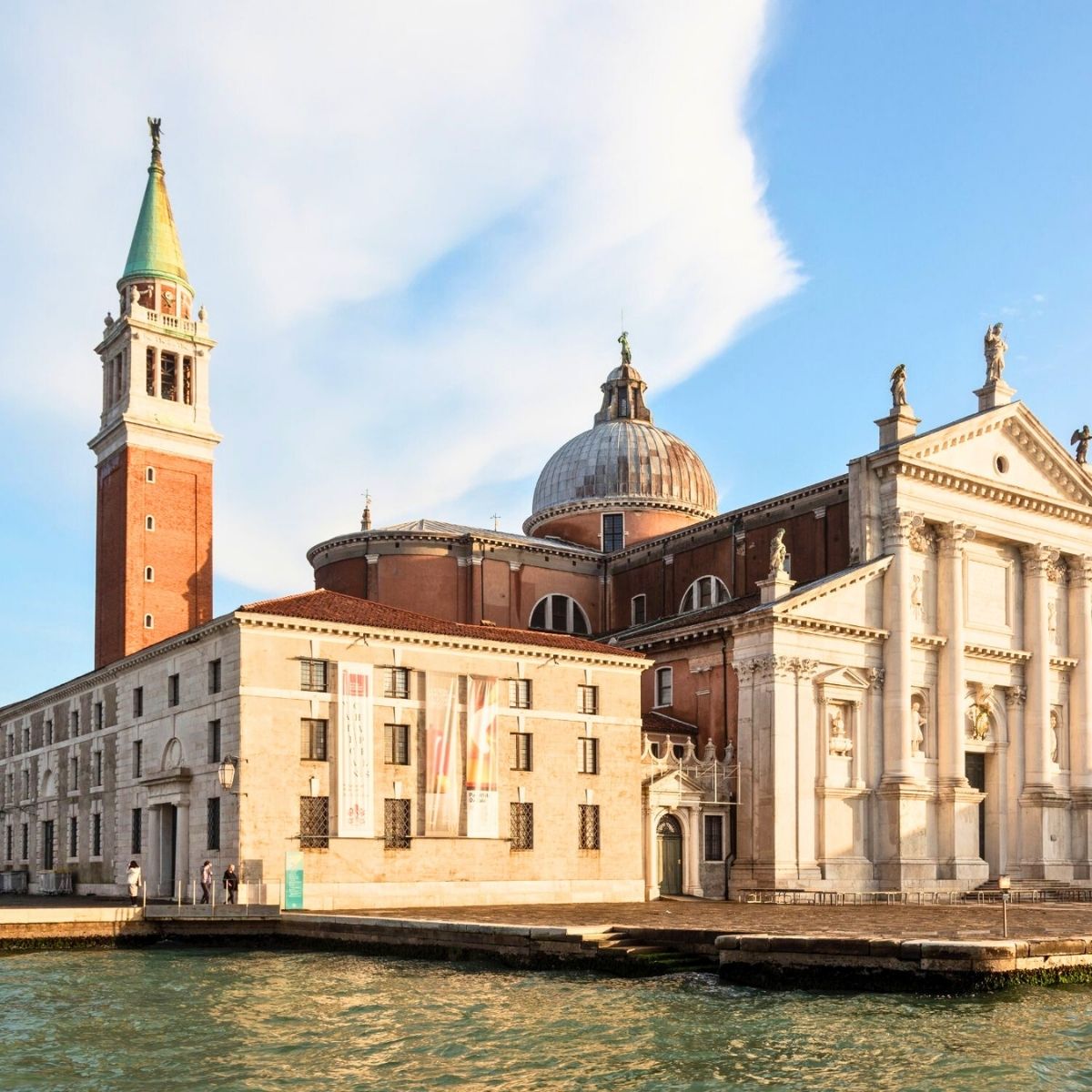 San Giorgio Maggiore island with bell tower in Venice