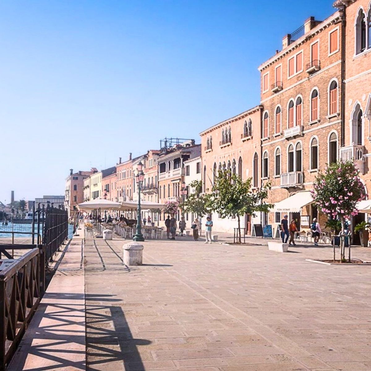 Zattere Promenade along the water in Venice
