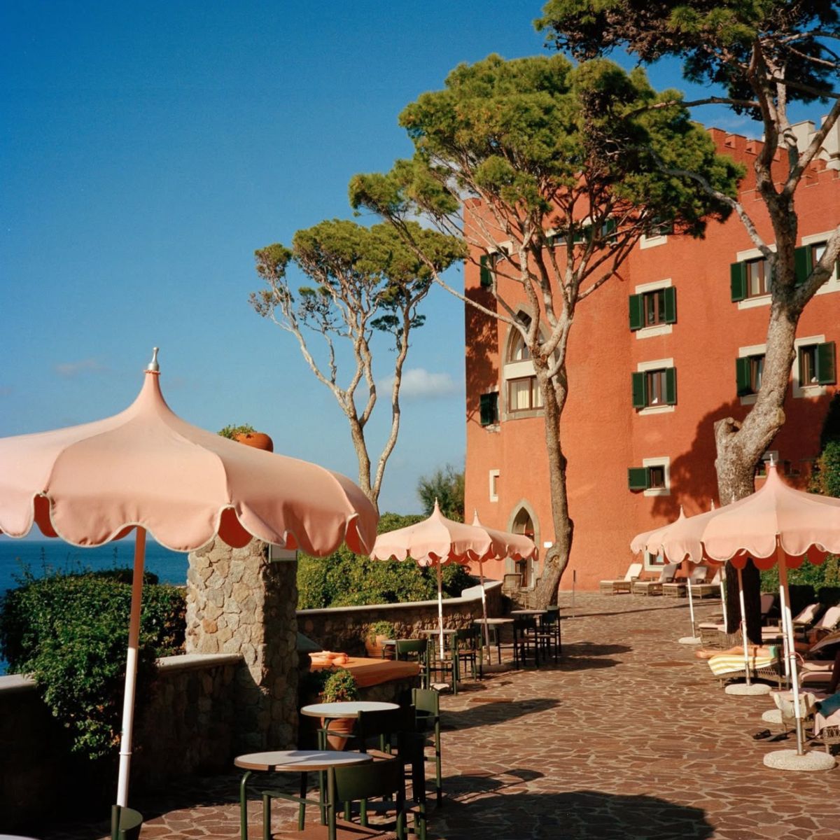 Mezzatorre Hotel views over the Tyrrhenian Sea