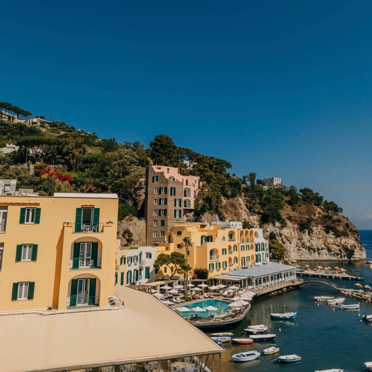 Regina Isabella iconic hotel in Ischia Porto
