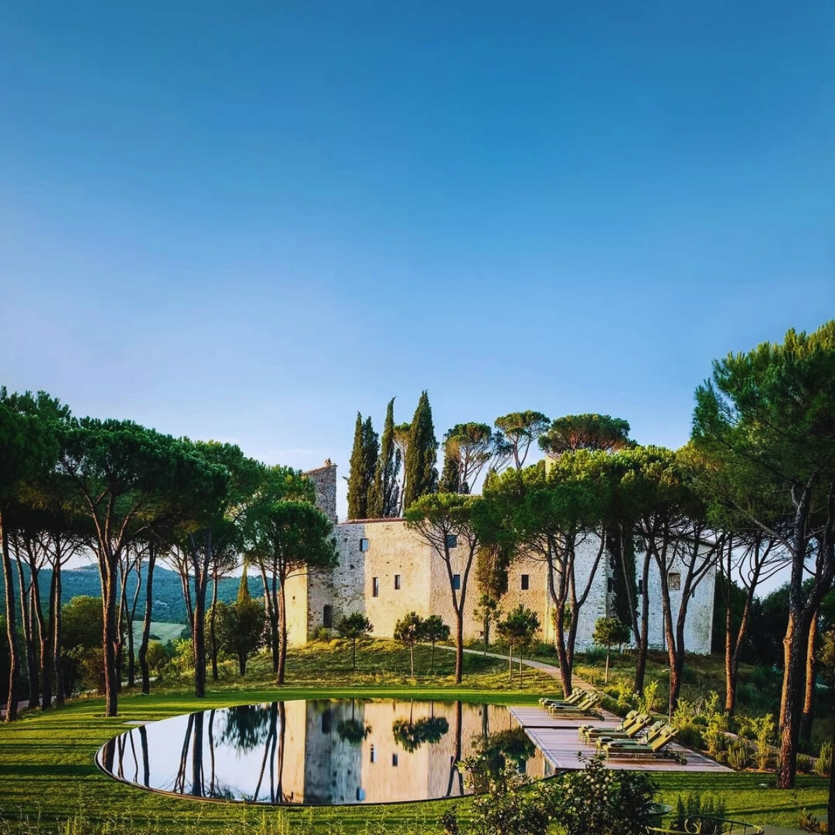 Castello di Reschio Umbria luxury castle hotel estate