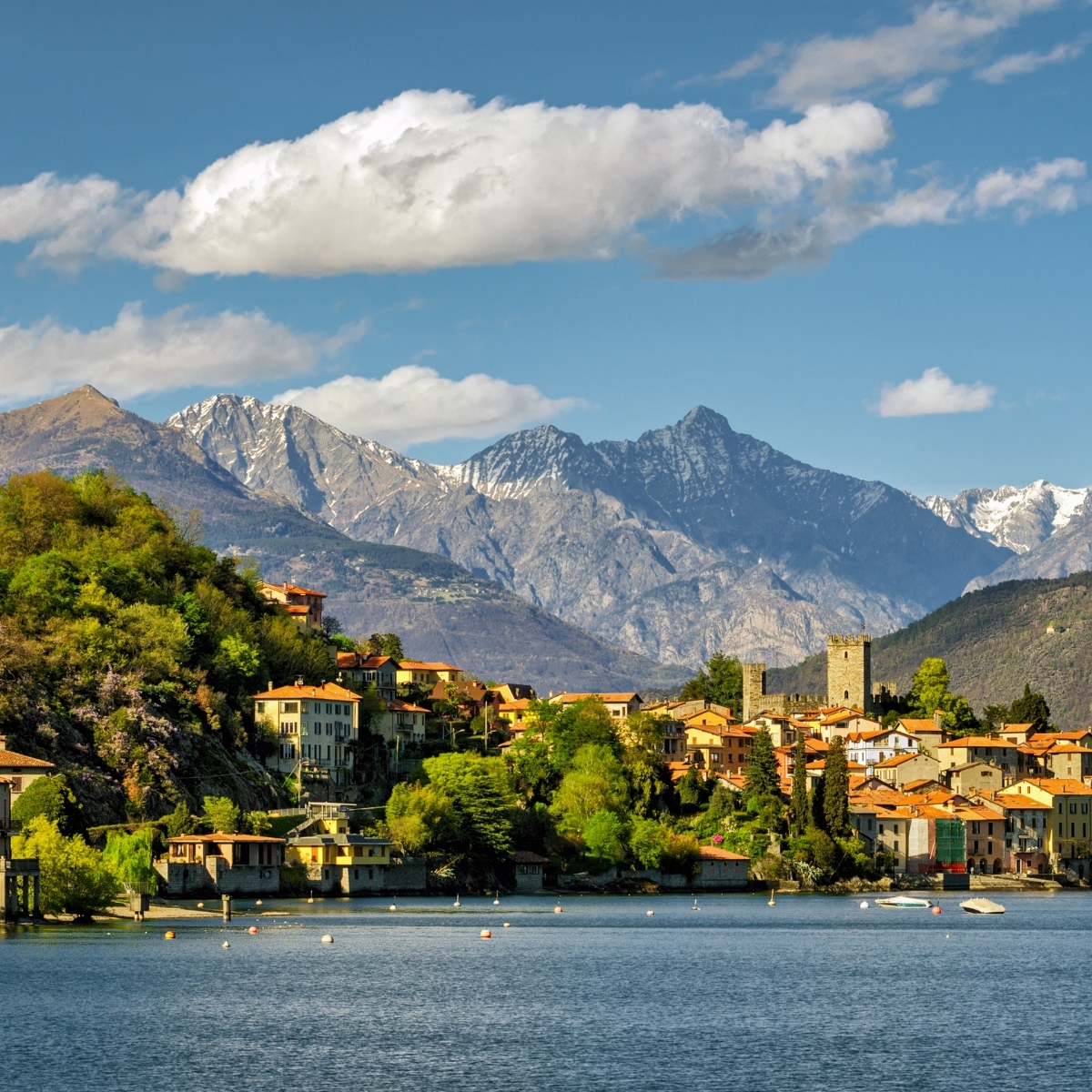 Grand Hotel Tremezzo, the floating pool and Bellagio views on Lake Como