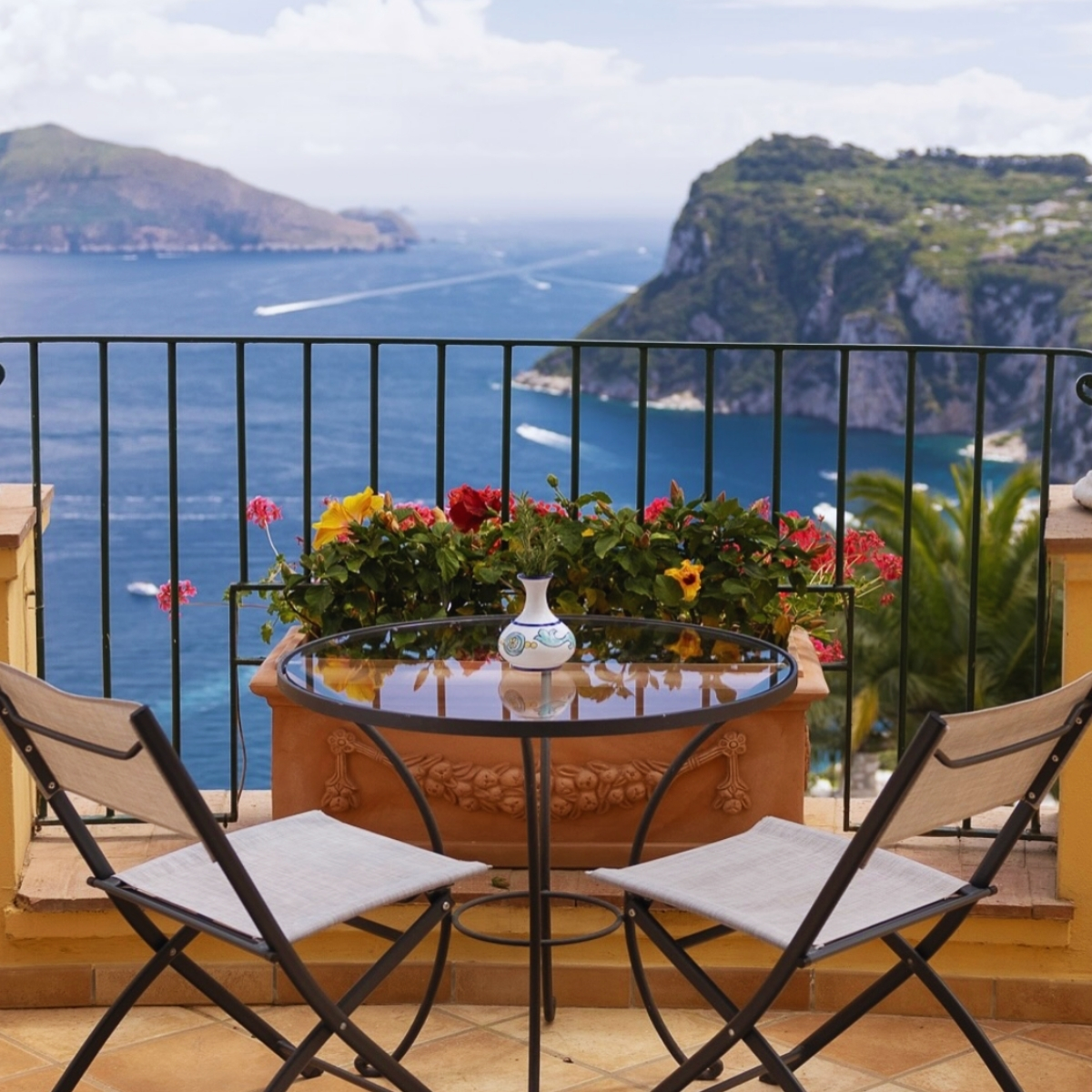Hotel Caesar Augustus Capri clifftop panoramic Tyrrhenian