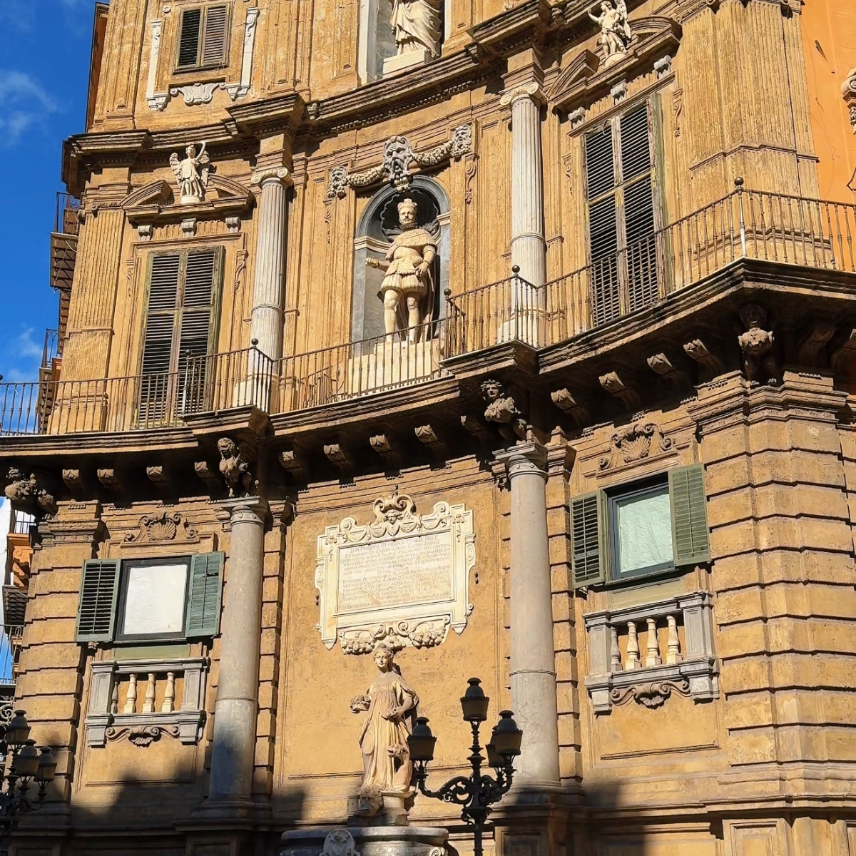 Palermo historic streets and Arab-Norman architecture