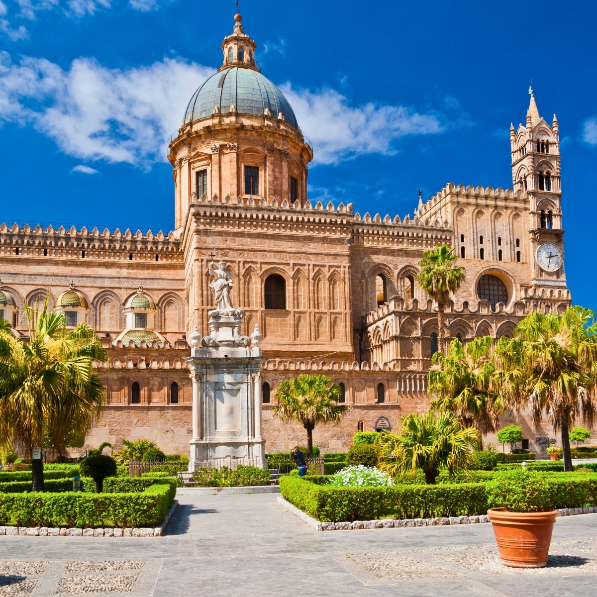 Palermo Sicily cathedral and historic architecture
