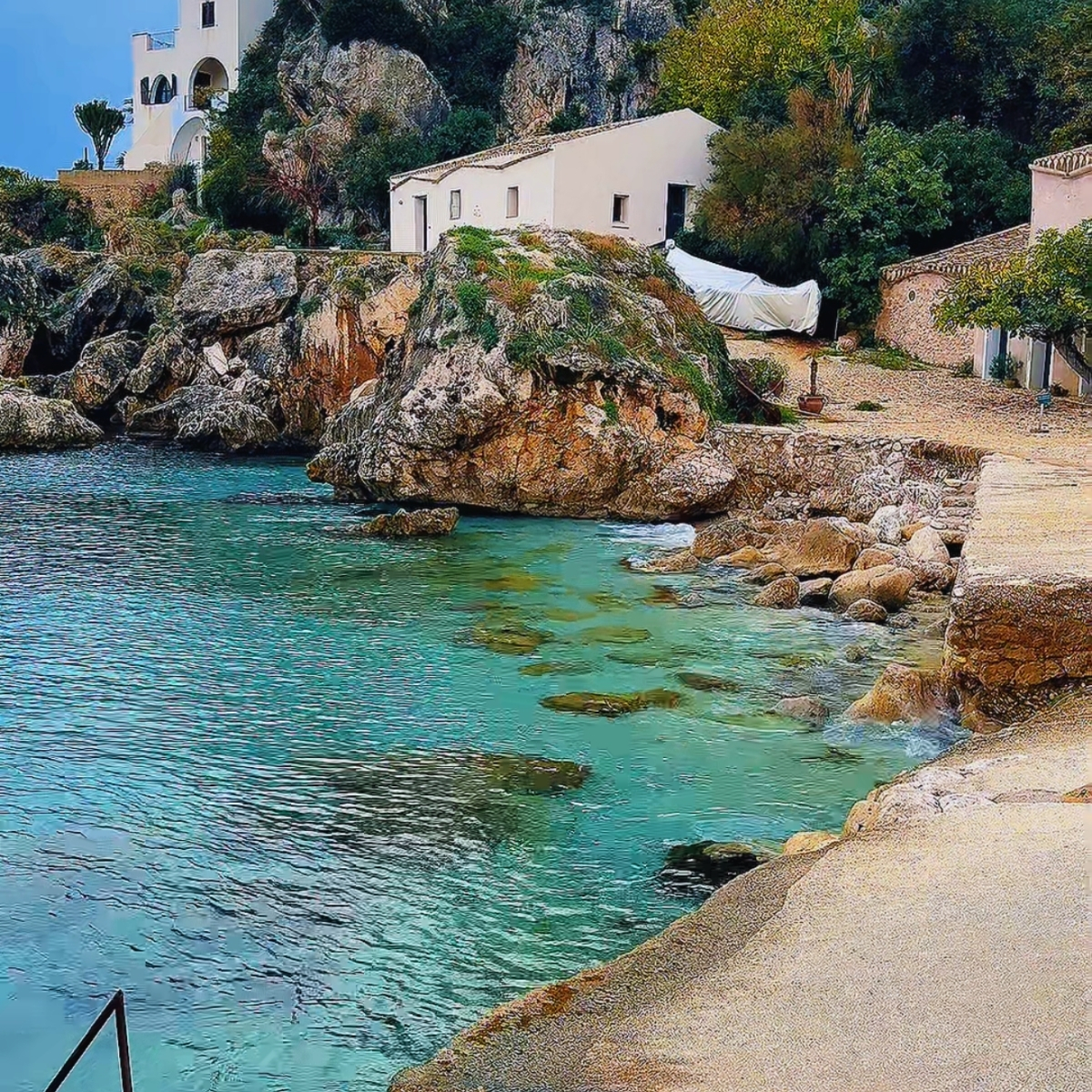 Tonnara di Scopello — historic tuna fishery with dramatic Faraglioni sea stacks in western Sicily