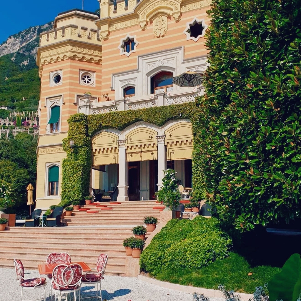 Villa Feltrinelli Lake Garda historic luxury hotel