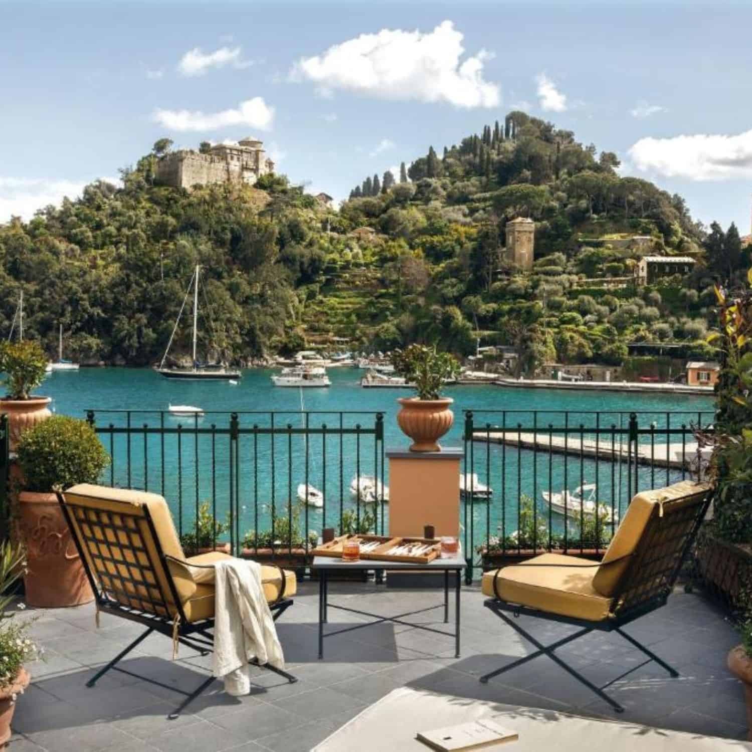 Belmond Splendido Mare on the Portofino harbor piazzetta
