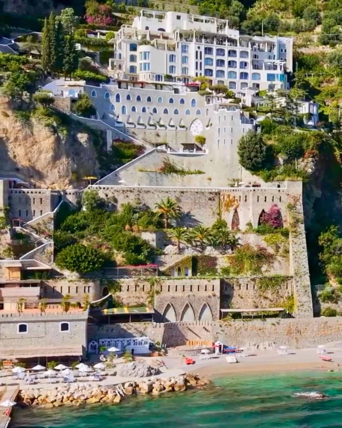 Borgo Santandrea cliffside hotel Conca dei Marini Amalfi Coast